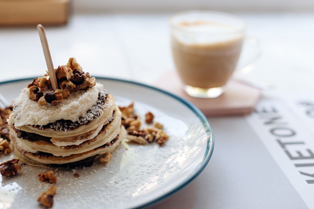 Panqueca doce sem glúten; receita perfeita para o café da manhã 1 Panqueca doce sem glúten