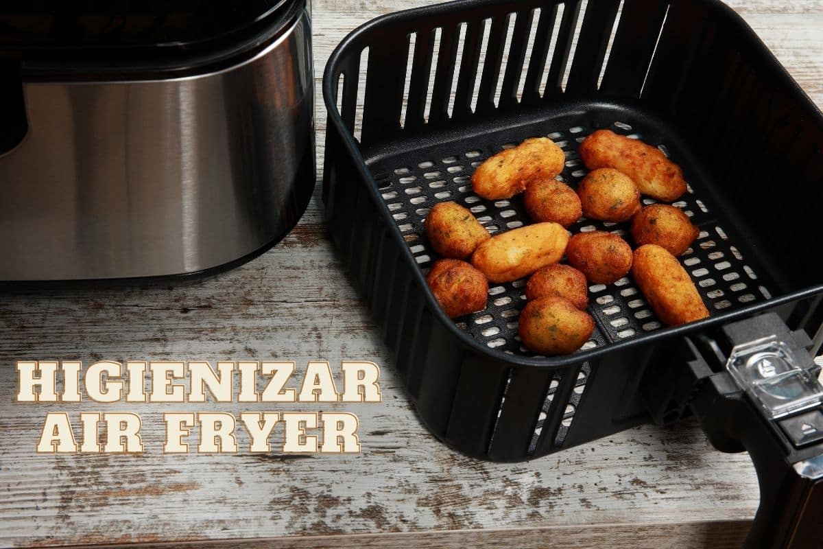 Como higienizar sua air fryer corretamente e evitar contaminações 1 air fryer suja