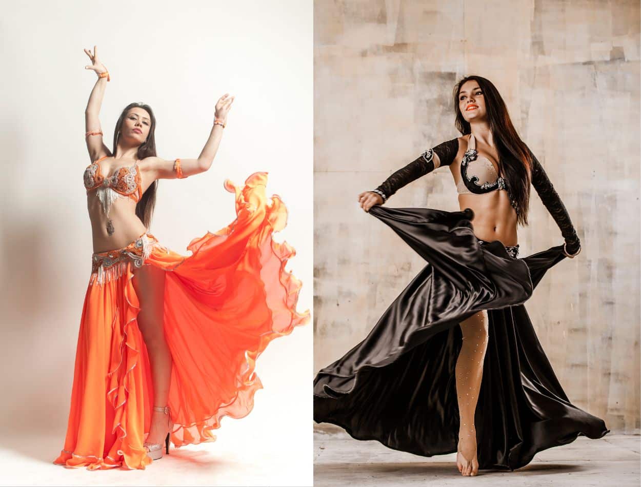 Conhece os benefícios da Dança do Ventre? Você vai se surpreender com os resultados 2 dançarinas de dança do ventre