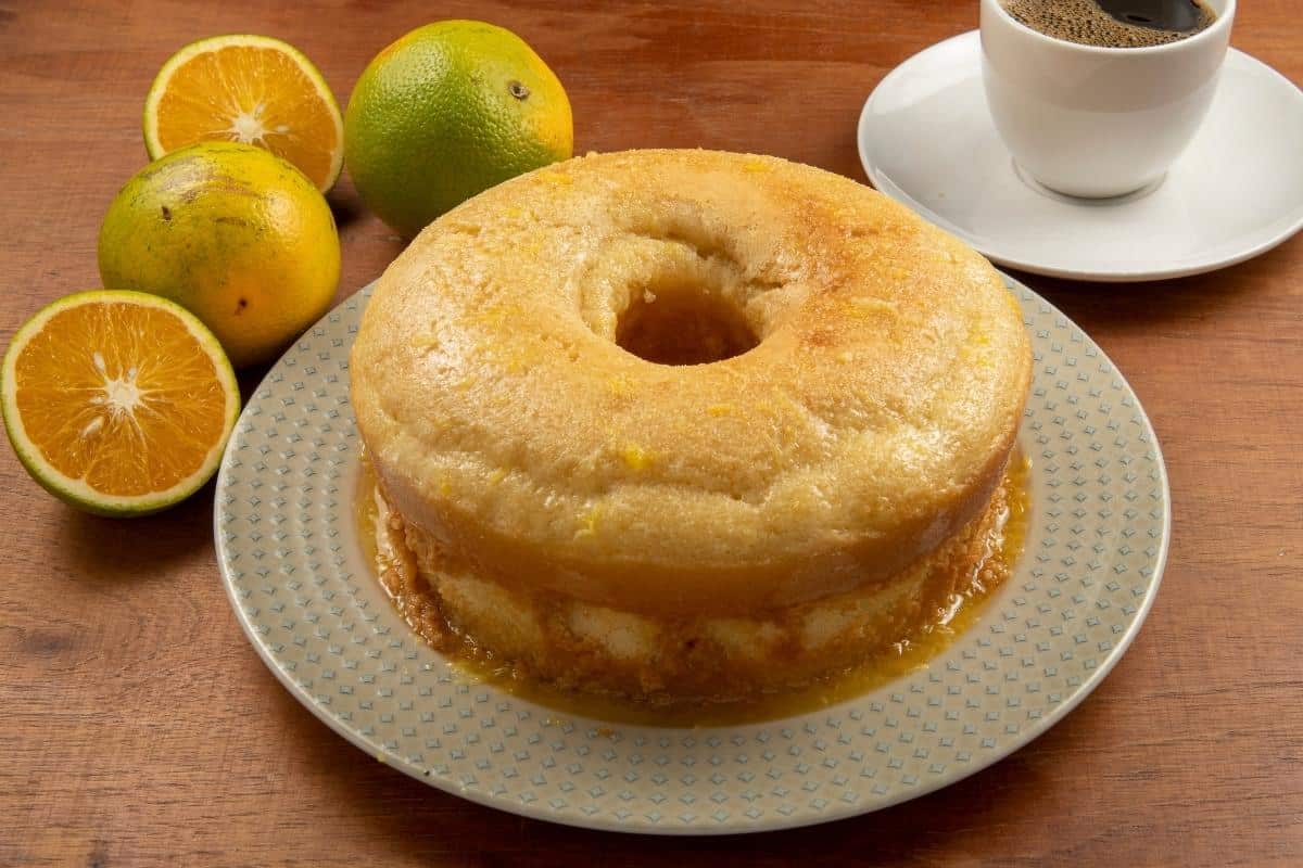 Bolo de laranja fofinho sem glúten: uma opção saudável e deliciosa para seu lanche 1 Bolo de laranja fofinho sem glúten