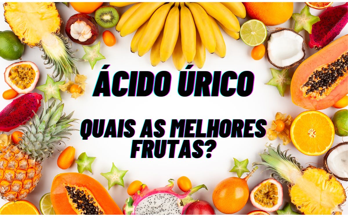 Excesso de ÁCIDO ÚRICO? Veja 8 frutas que ajudam no controle da Gota 1 Está com excesso de ácido úrico? Veja 8 frutas que ajudam no controle da Gota