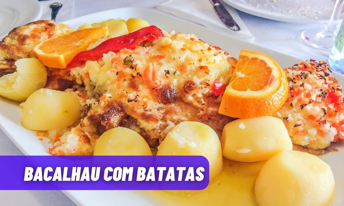 Bacalhau com batatas: receita saborosa e perfeita para o natal e ano novo 1 Bacalhau com batatas.