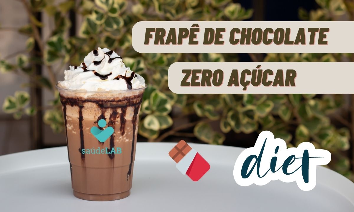 Frapê de Chocolate Zero Açúcar: combinação perfeita para o café da manhã 1 Frapê de Chocolate Zero Açúcar