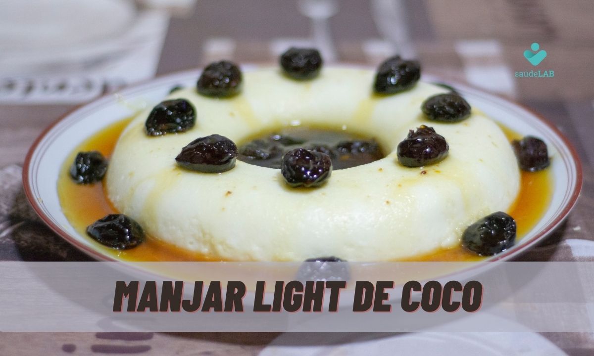 Manjar light de coco: sobremesa low carb muito fácil de preparar 1 Manjar Light de Coco