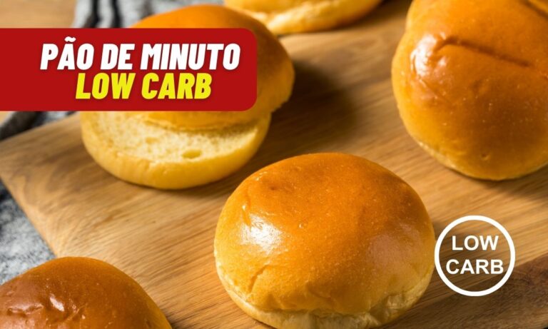 Pão de minuto low carb: receita muito fácil para comer a qualquer hora 1 Pão de Minuto Low Carb.