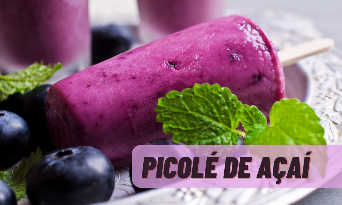 Picolé de açaí: uma receita leve, prática e benéfica para a saúde 1 Picolé de açaí