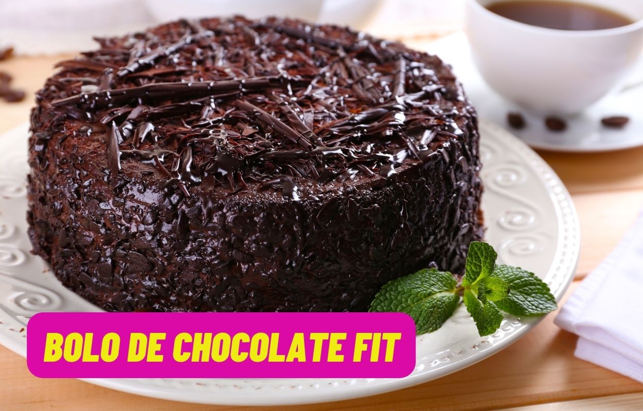 Bolo Chocolate Fit: receita fácil para saborear sem sair da dieta 1 Bolo de Chocolate FIT.