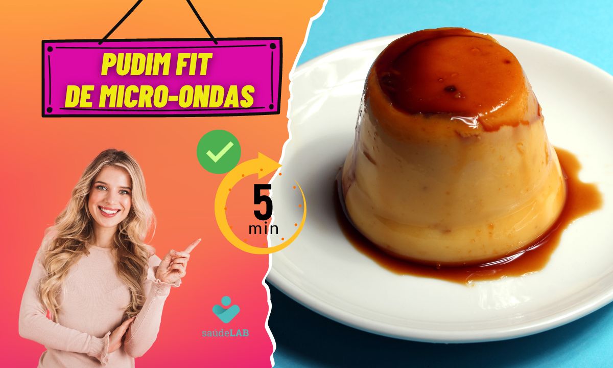 Pudim Fit de Micro-ondas: receita deliciosa pronta em 5 minutos 1 Pudim Fit de Micro-ondas.