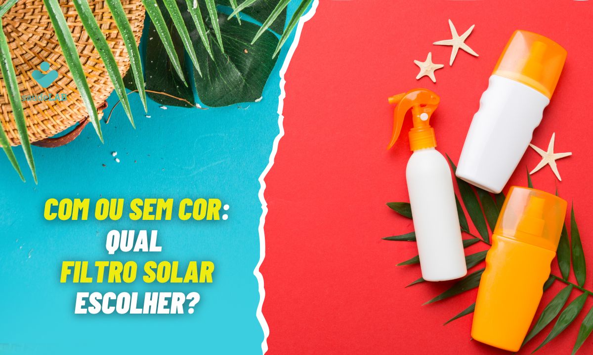 Filtro solar com ou sem cor: aprenda a escolher a melhor opção para sua pele 1 Filtro solar com cor ou sem cor.