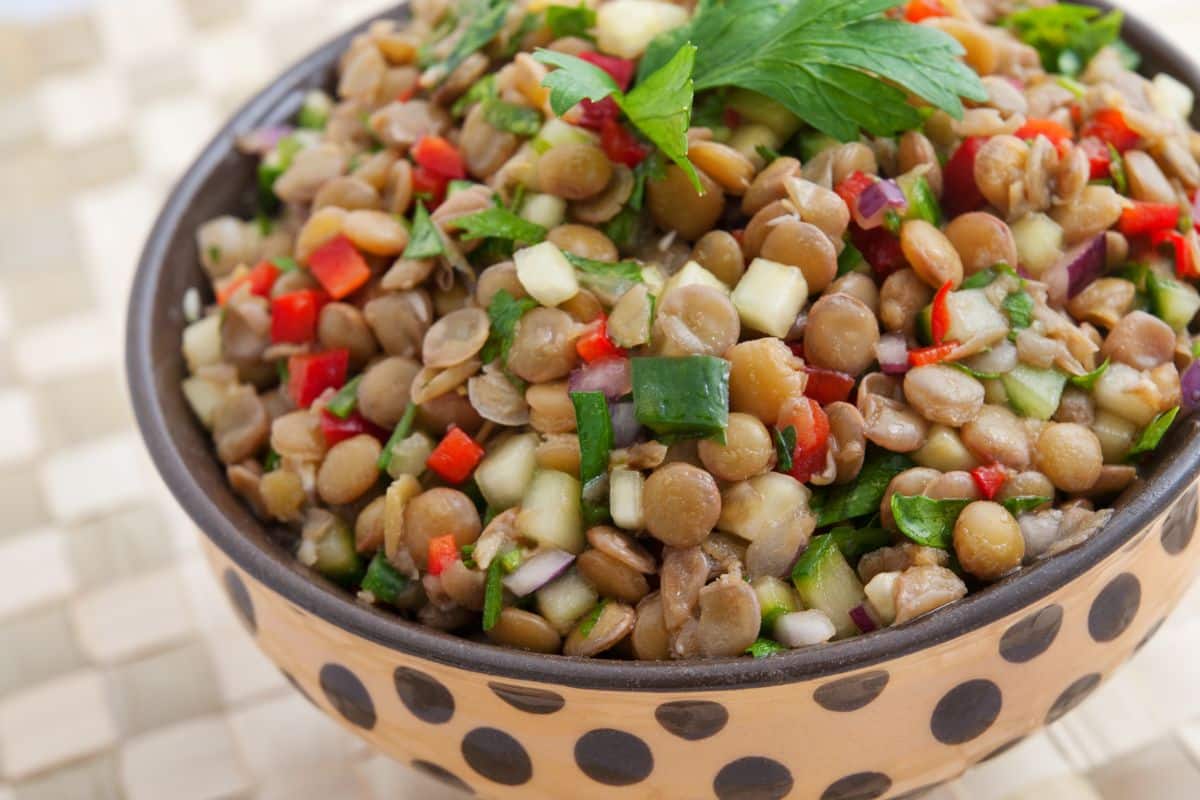 Salada de lentilha: receita perfeita que não pode faltar na mesa 2 Salada de lentilha
