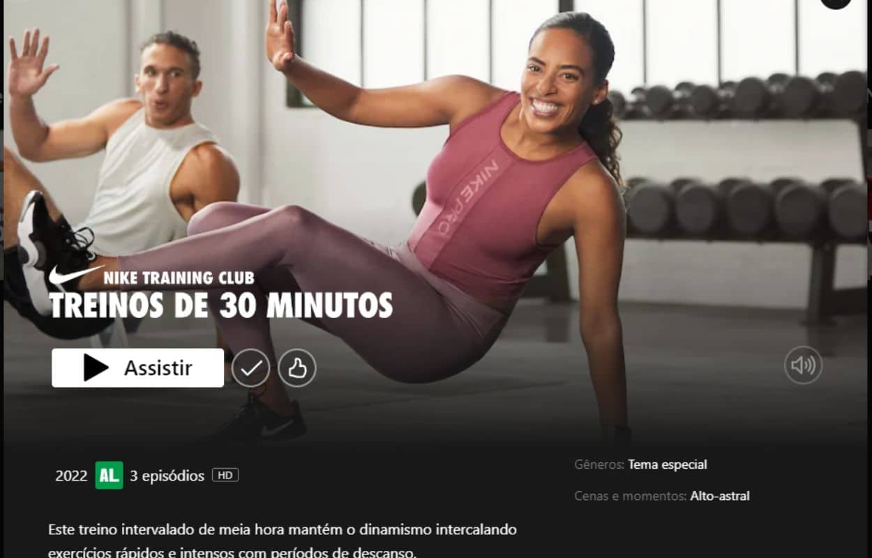 Nike Training Club: Parceria com Netflix convida você a ser fitness 2 Nike Training Club.