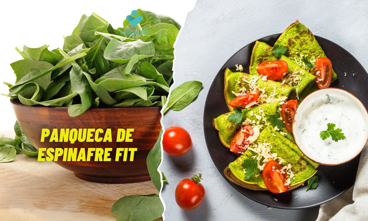 Panqueca de espinafre fit: saiba como preparar essa massa deliciosa e colorida 1 Panqueca de Espinafre Fit.