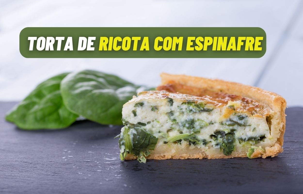 Torta de Ricota com Espinafre: delícia pronta em 30 minutos 1 Torta de Ricota com Espinafre.