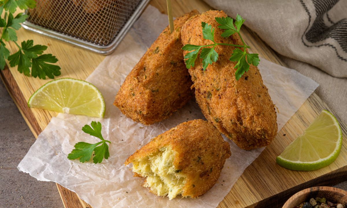 Croquete de abobrinha: receita prática para saborear com a família 2 Croquete de abobrinha.