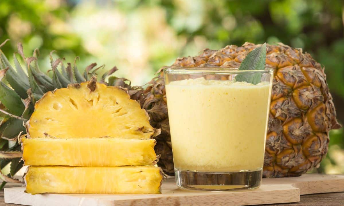 Mousse de abacaxi fit: delicioso, refrescante e muito fácil de preparar 1 Mousse de abacaxi fit.