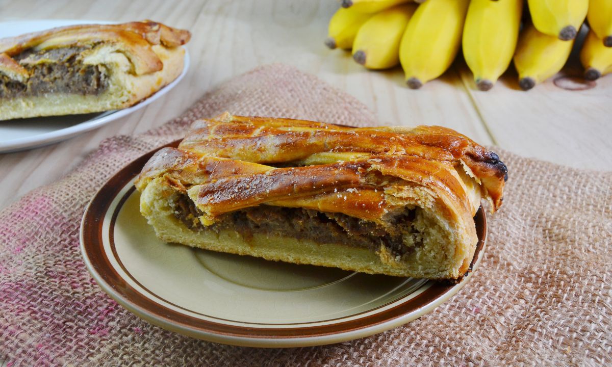 Torta de banana: receita deliciosa sem trigo e sem açúcar 1 Torta de banana.