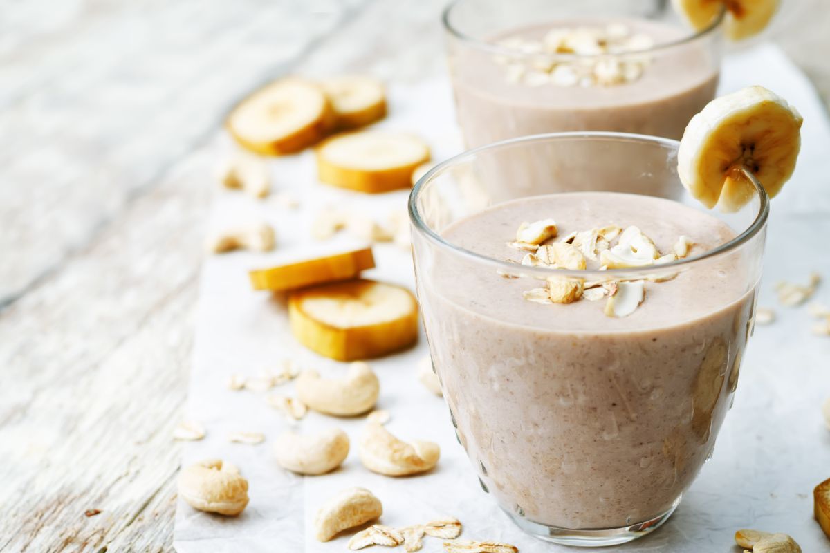 5 vitaminas para substituir a janta sem passar fome 2 banana com aveia