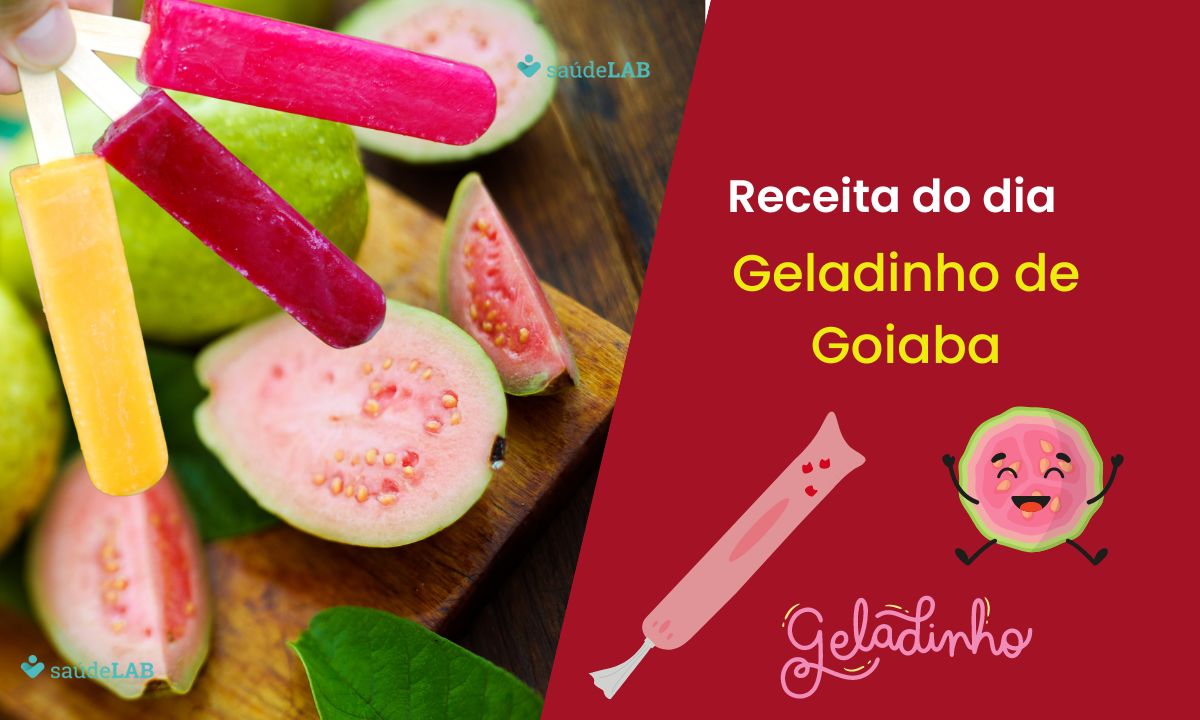 Geladinho de goiaba: aprenda como se refrescar de maneira saudável 1 Geladinho de Goiaba.