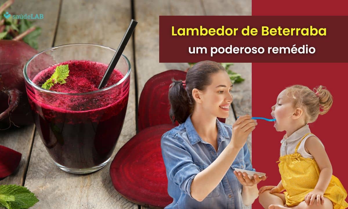 Lambedor de beterraba: aprenda a fazer um xarope milagroso para tosse anemia e muito mais 1 Lambedor de Beterraba.