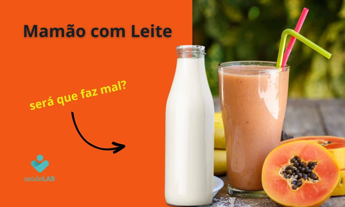 Mamão com leite faz mal? E vitamina de mamão com leite, pode? Descubra agora! 1 Mamão com leite faz mal?