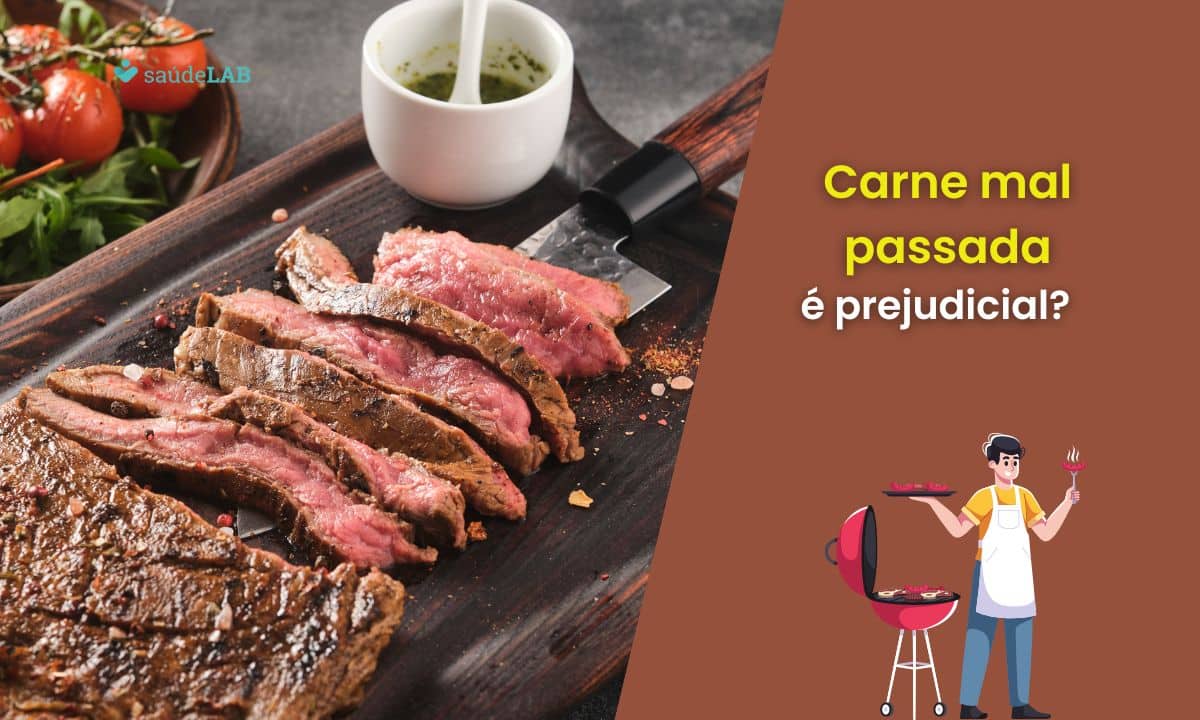 Carne mal passada faz mal? Entenda quais são os riscos para a saúde 1 Carne mal passada faz mal.