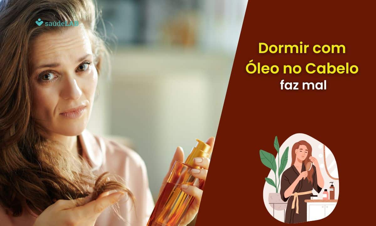Dormir com óleo no cabelo faz mal? Saiba como usar produto corretamente 1 Dormir com óleo no cabelo faz mal.