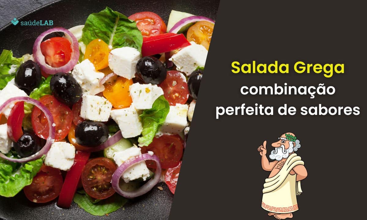 Salada Grega: aprenda a fazer esse delicioso acompanhamento 1 Salada Grega.