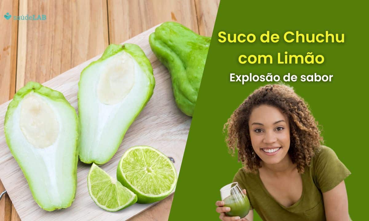 Suco de Chuchu com Limão: conheça seus poderosos benefícios e como fazer 1 Suco de chuchu com limão.