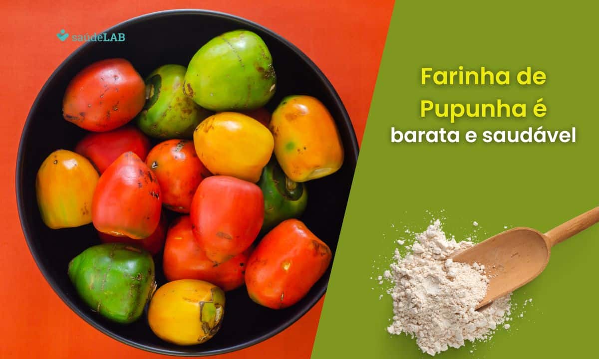 Farinha de pupunha.