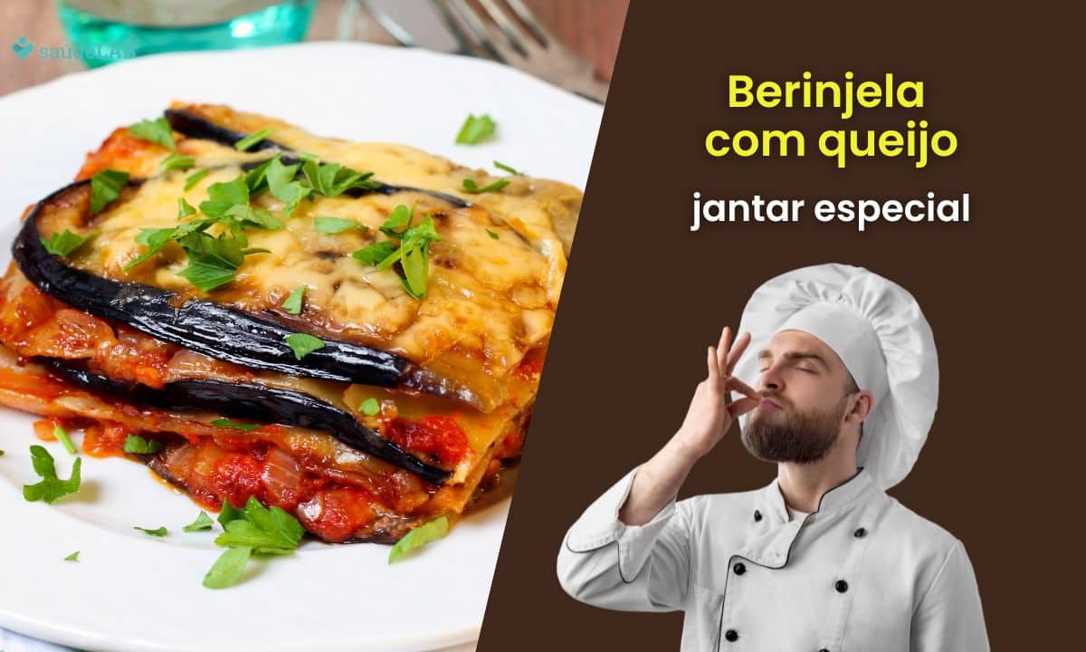 Berinjela com queijo na airfryer: acompanhamento perfeito para o almoço ou jantar 1 Berinjela com queijo na airfryer.