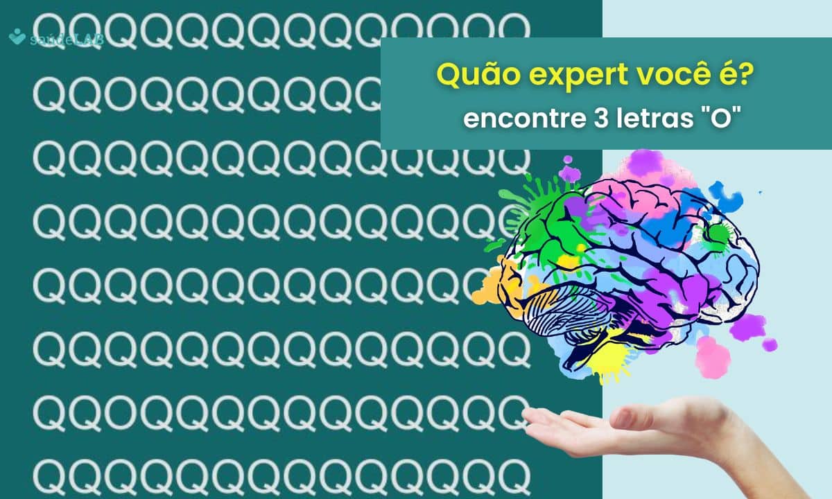 Desafio para experts: somente gênios conseguem encontrar a letra "O" 1 Desafio para experts.