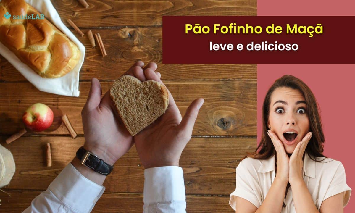 Pão de maçã fofinho: receita fácil e deliciosa para o café da manhã 1 Pão fofinho de maçã.