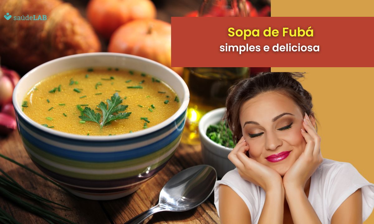 Sopa de fubá simples: descubra como preparar uma versão com muito sabor e nutrição 1 Sopa de Fubá Simples.