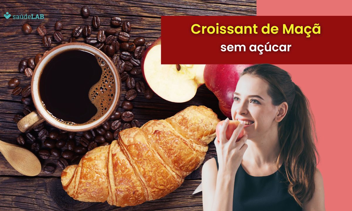 Croissant de maçã sem açúcar: prepare para um café da manhã saudável e saboroso 1 croissant de maçã sem açúcar.