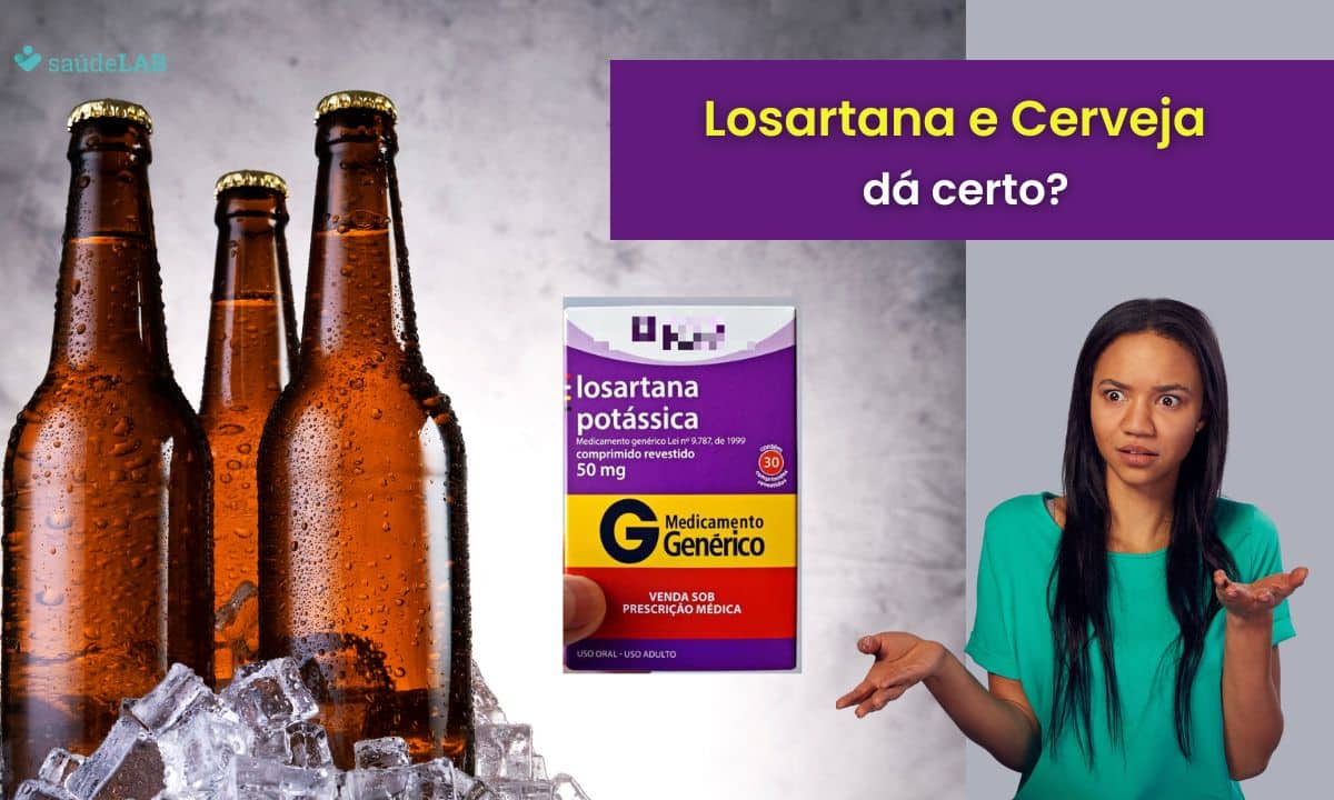 Quem toma losartana pode tomar cerveja? Entenda se há alguma relação 1 Quem toma losartana pode tomar cerveja.