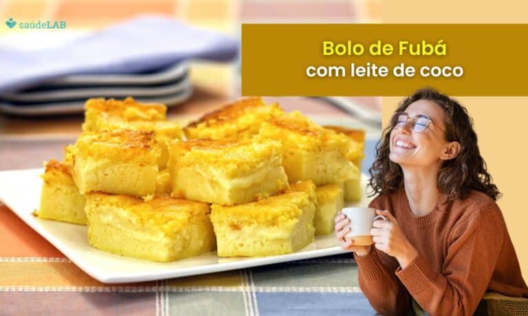 Bolo de fubá com leite de coco: receita deliciosa pronta em 45 minutos 1 Bolo de Fubá com Leite de Coco.