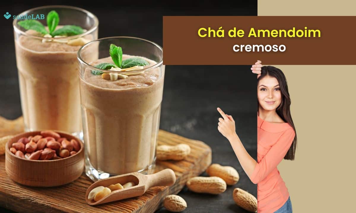 Chá cremoso de amendoim: saiba como preparar essa versão pouco calórica 1 Chá cremoso de amendoim.