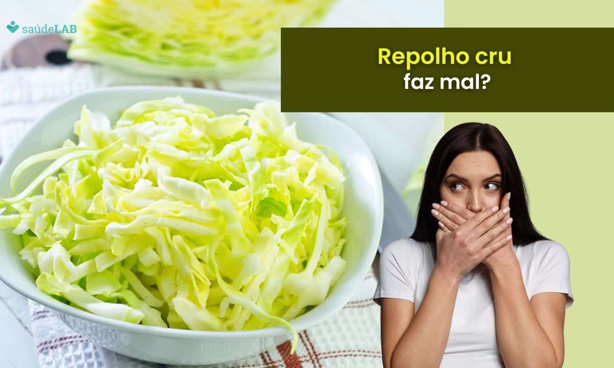 Repolho cru faz mal? Será que ele precisa ser cozido, ou não tem necessidade? Entenda! 1 Repolho cru faz mal.