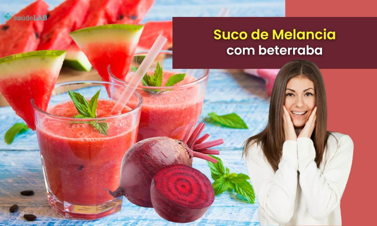 Suco de melancia com beterraba: bebida saborosa e perfeita para nutrir o corpo 1 Suco de melancia com beterraba.