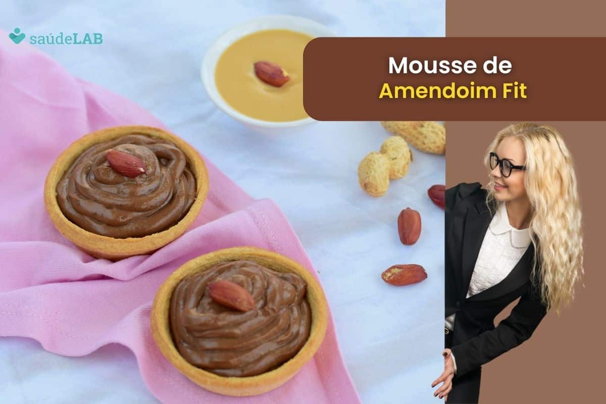 Mousse de Amendoim Fit: uma delícia saudável para sua dieta 1 mousse de amendoim fit.