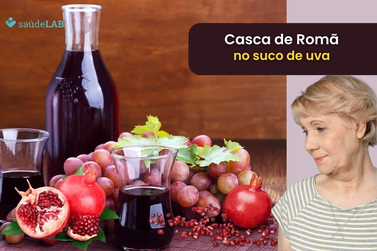 Casca de romã no suco de uva: conheça os benefícios dessa combinação 1 casca de romã no suco de uva.