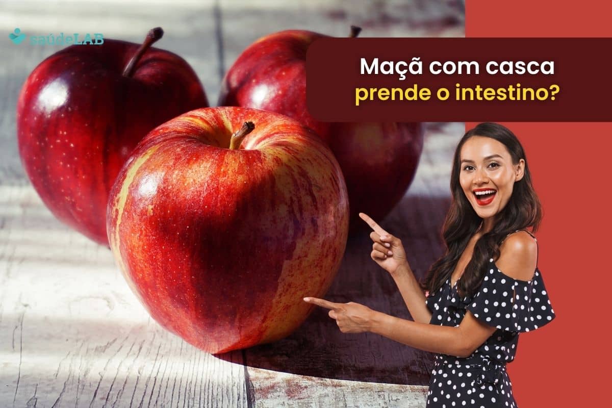 Maçã com casca prende o intestino? Entenda melhor a questão 1 maçã com casca prende o intestino.