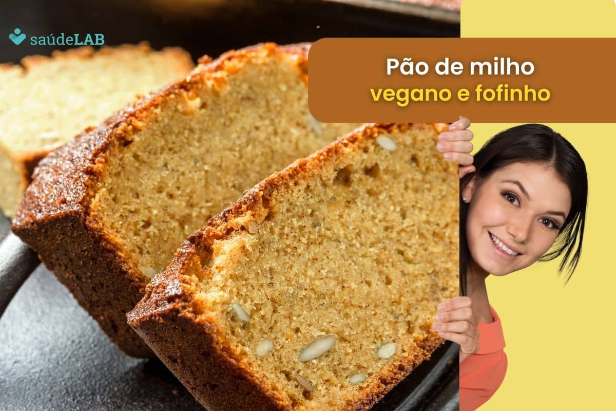 Pão de milho vegano: você não vai querer preparar outra coisa! 1 Pão de milho vegano.