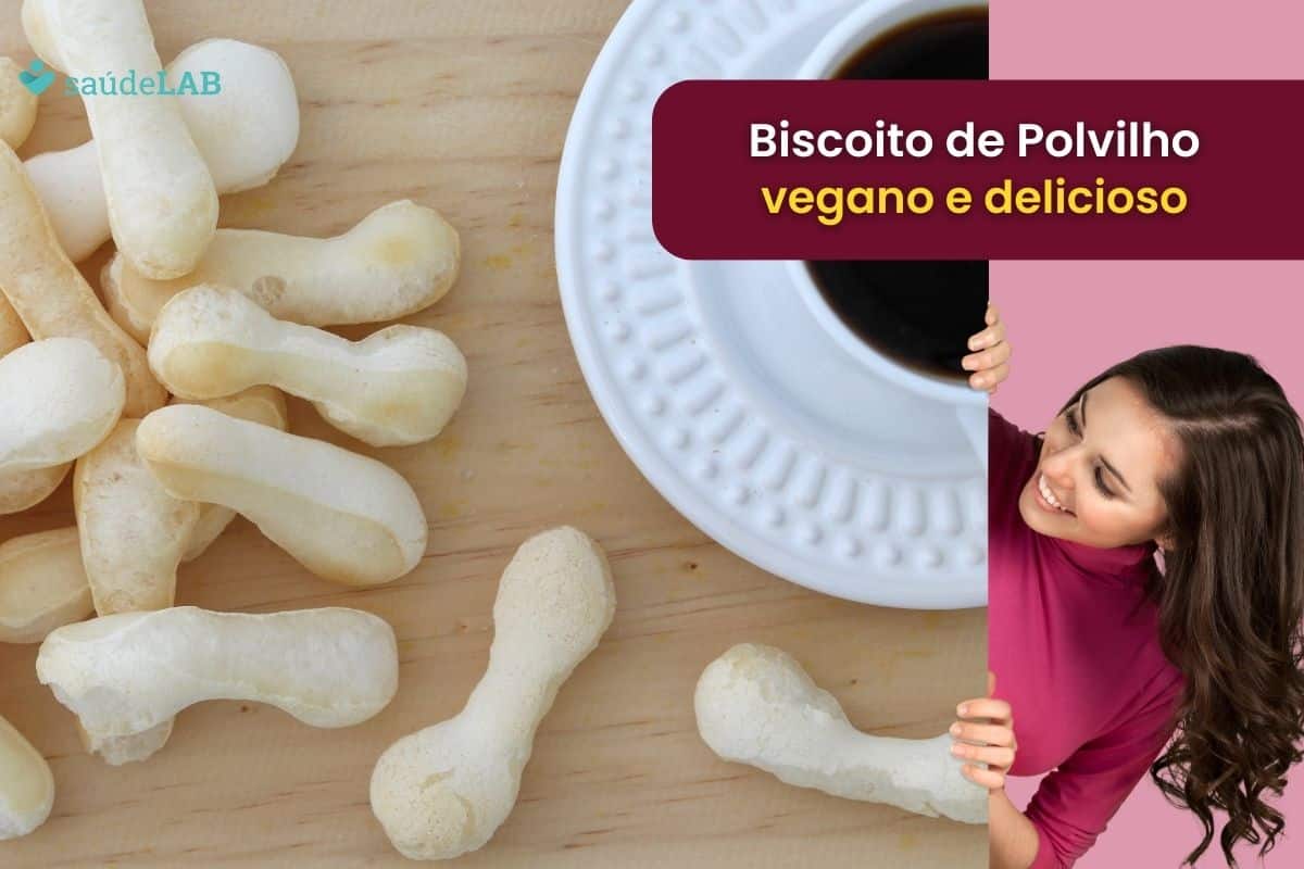 Biscoito de polvilho vegano: receita deliciosa para hora do café 1 Biscoito de polvilho vegano.