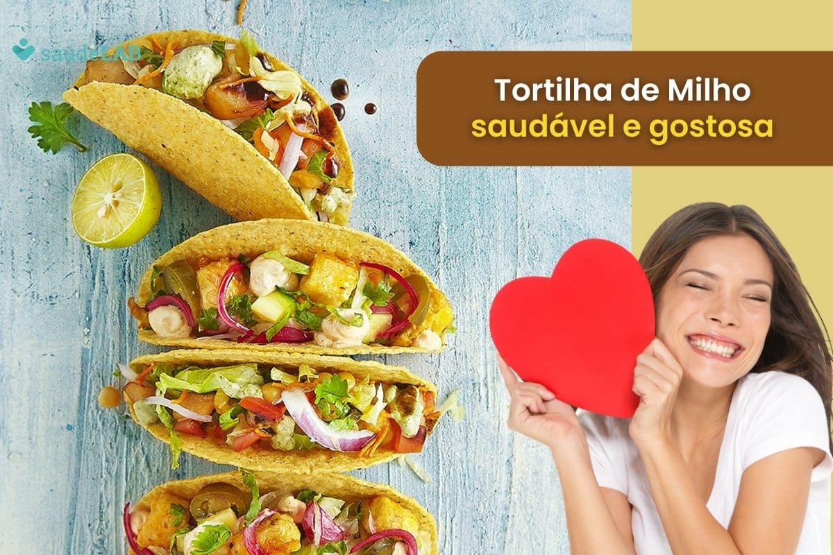 Tortilha de milho saudável: fica pronto rápido além de saciar por muito tempo 1 Tortilha de milho saudável.