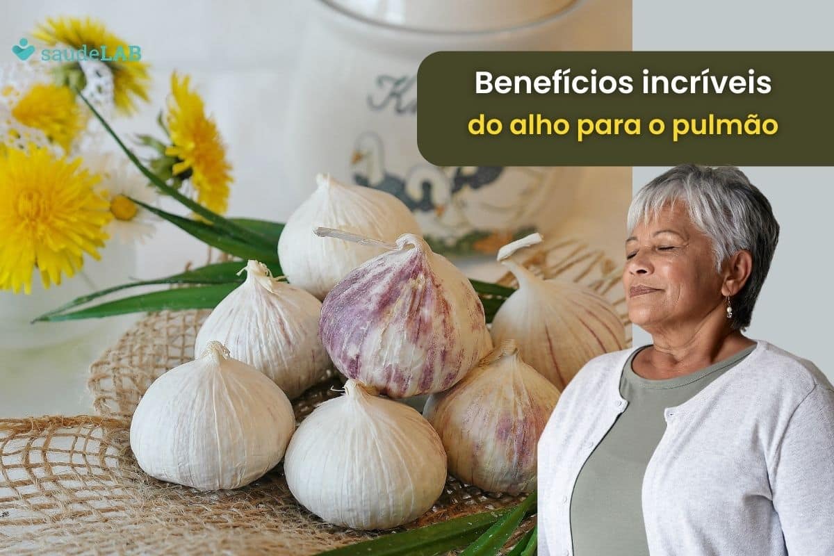 Confira 12 benefícios do alho para o pulmão que vão te surpreender 1 Mulher respirando melhor devido aos benefícios do alho para o pulmão.