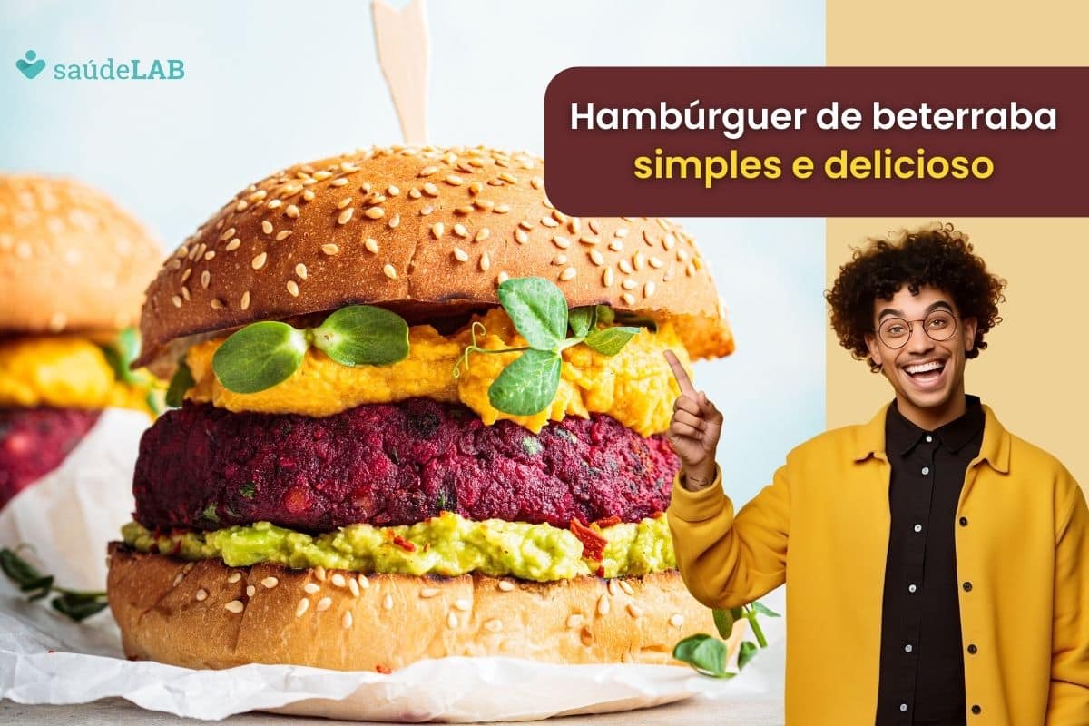 Hambúrguer de beterraba: confira como preparar no piscar de olhos 1 hambúrguer de beterraba.