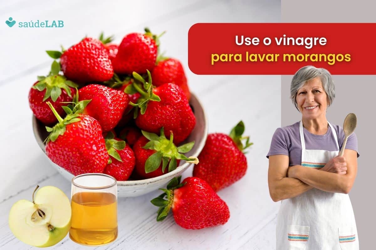Como fazer para lavar morango com vinagre? Conheça melhor a técnica 1 lavar morango com vinagre.