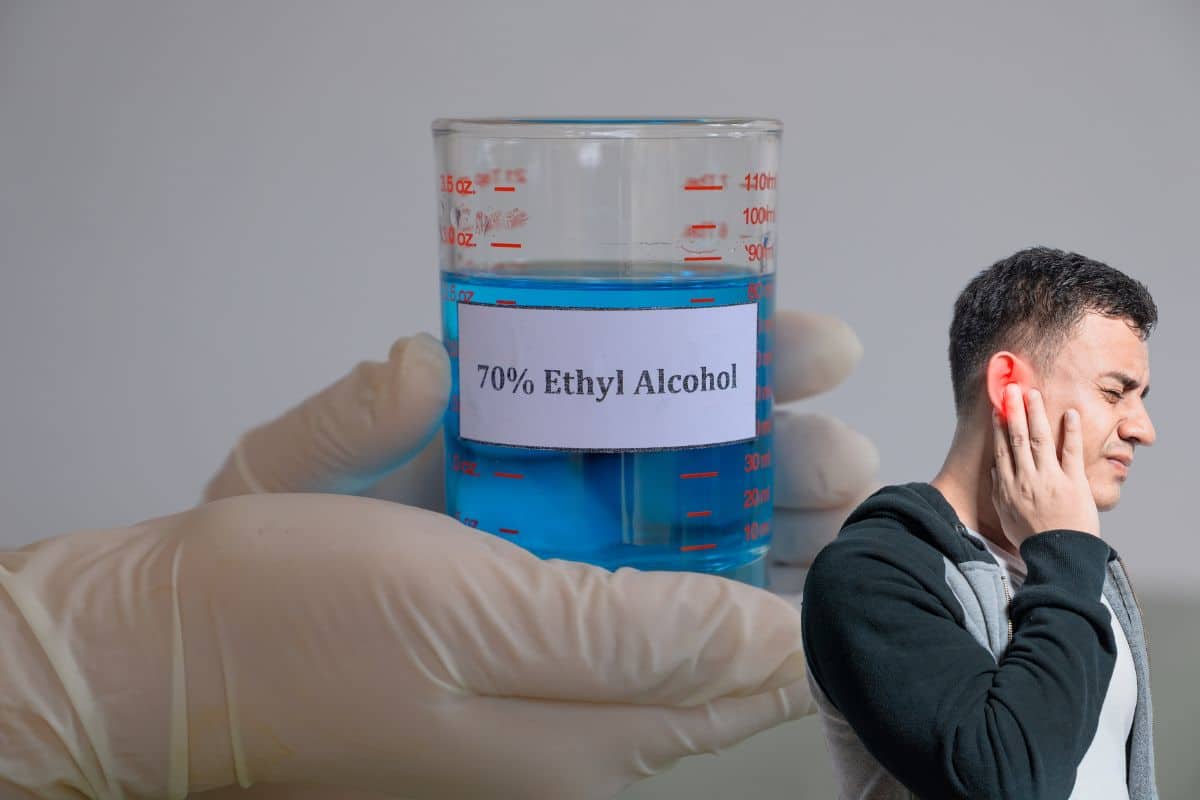 Pode ou não pode pingar álcool no ouvido? Descubra se a prática pode ser perigosa 1 pingar álcool no ouvido.