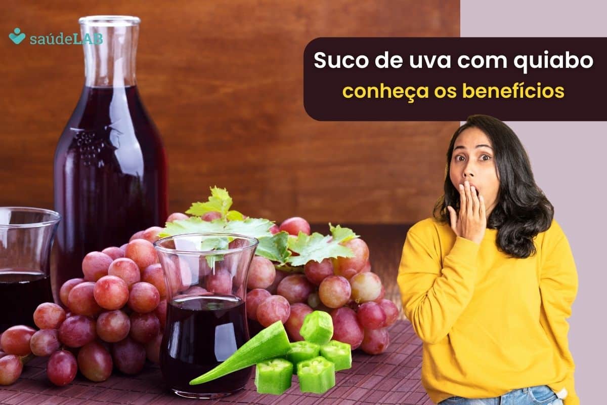 Suco de uva com quiabo: como fazê-lo, e quais são os seus benefícios? 1 Mulher observando os benefícios do suco de uva com quiabo.